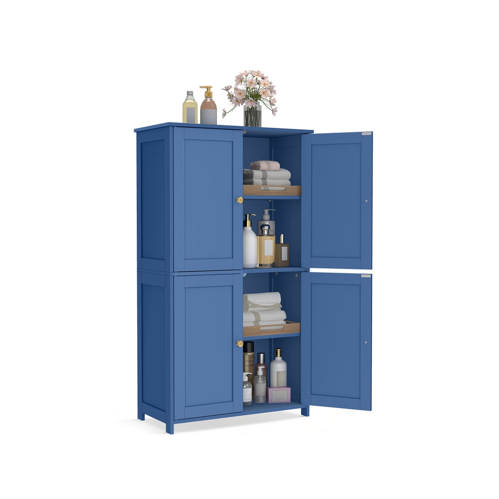 Floor Storage Cabinet with Adjustable Shelves and Doors - Image 3