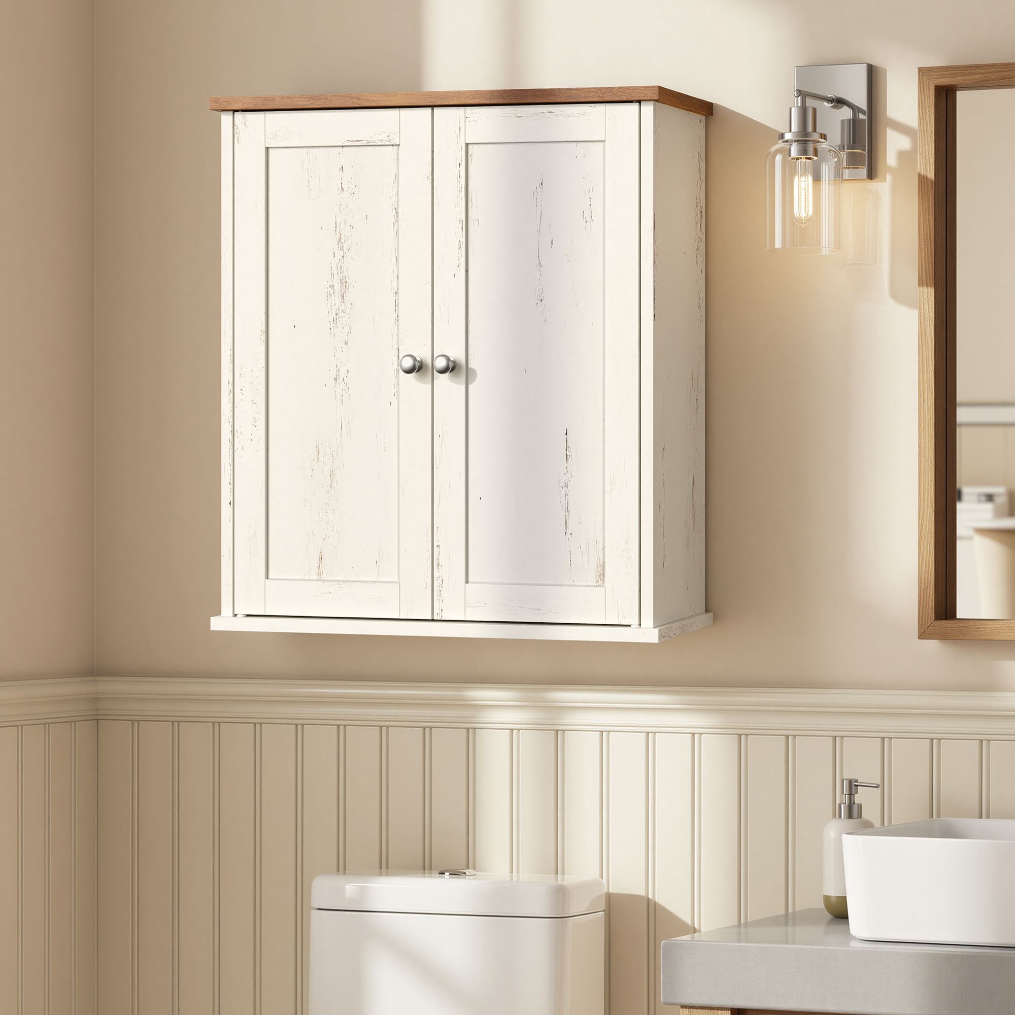 VASAGLE Siren Collection - Bathroom Wall Cabinet - Image 2