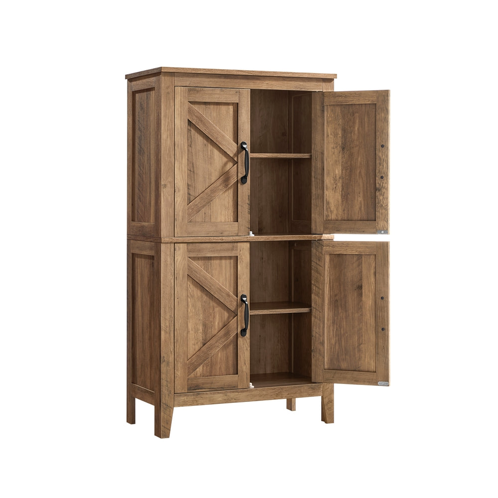 Liry Collection - Farmhouse Storage Cabinet with Barn Doors - Image 2