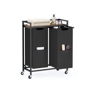 Laundry Sorter. Laundry Hamper Basket. Rolling Cart with Wheels