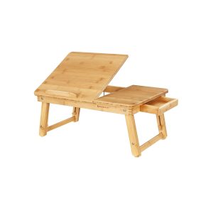 Foldable Multi-Fnction Lapdesk with Storage Drawer