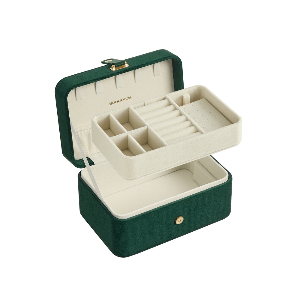 Travel Jewelry Box with Large Capacity and Secure Storage - Image 3