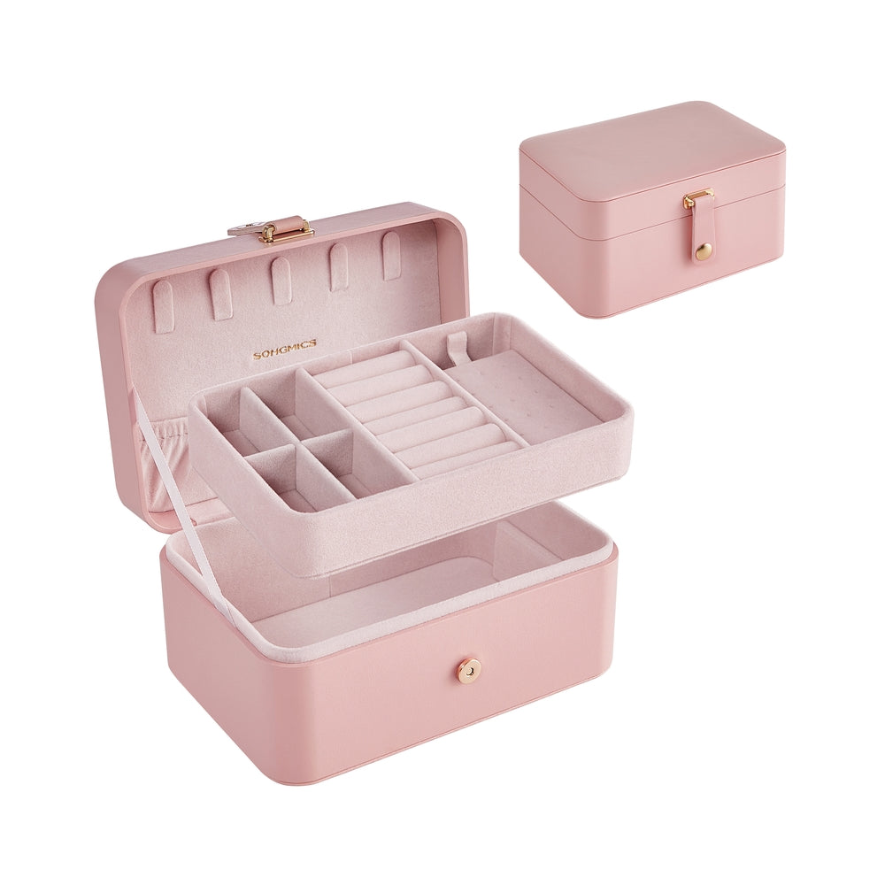 Travel Jewelry Box with Large Capacity and Secure Storage - Image 4