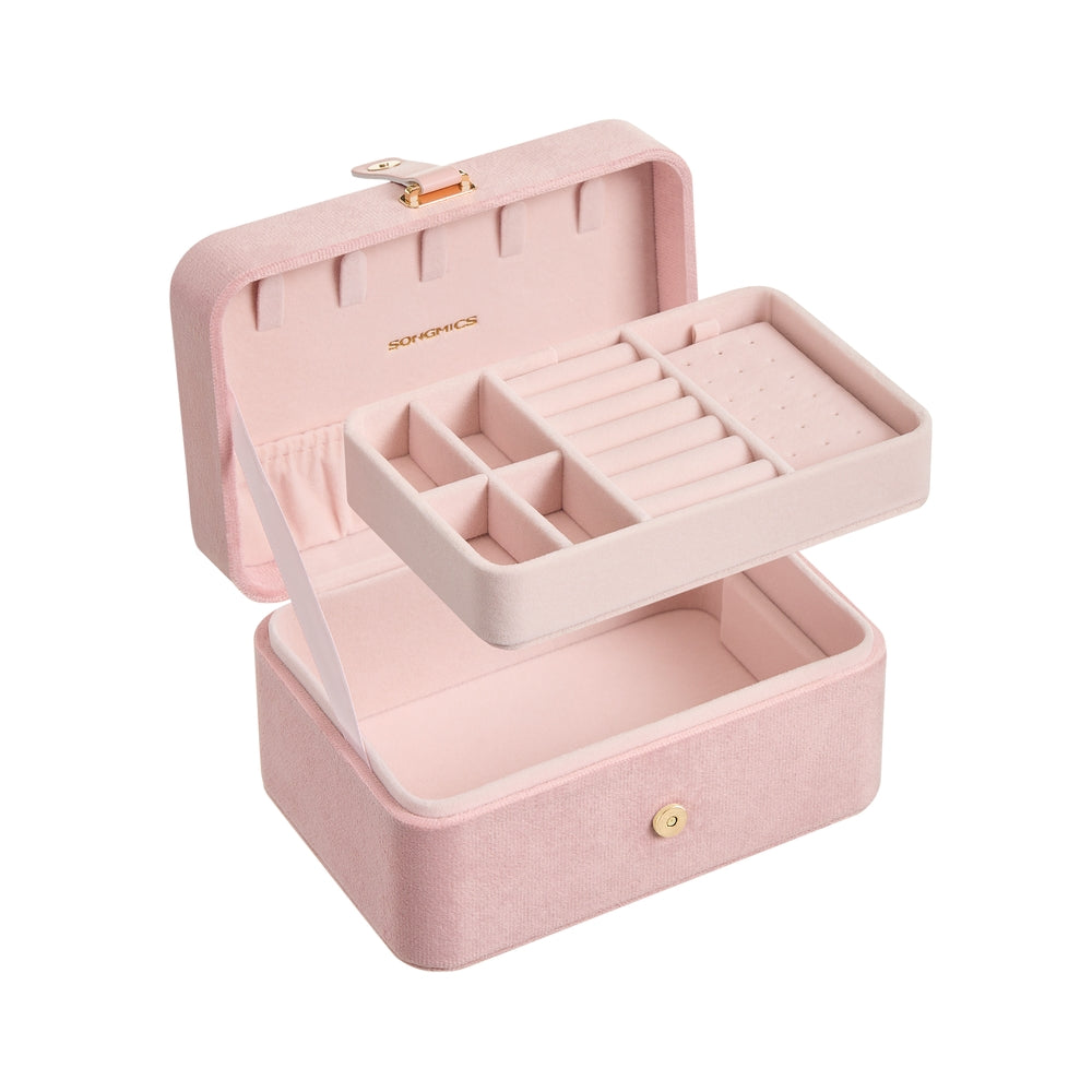 Travel Jewelry Box with Large Capacity and Secure Storage - Image 5