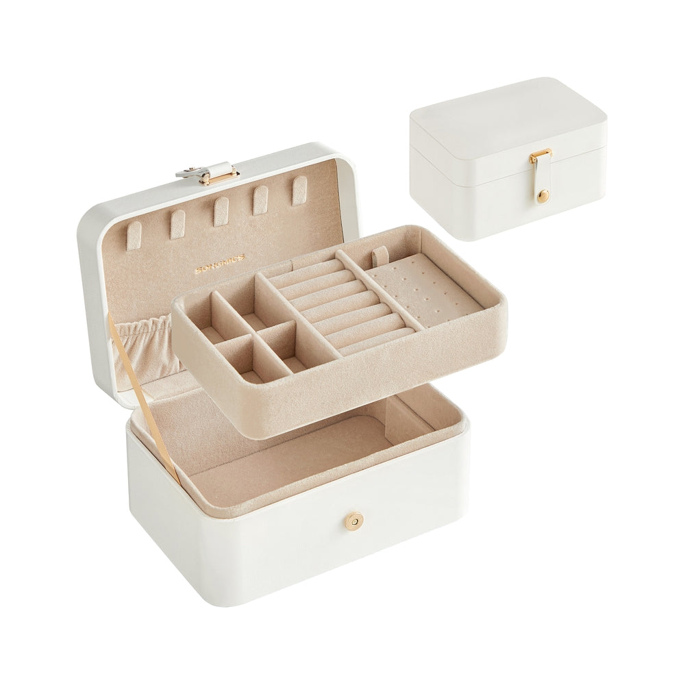 Travel Jewelry Box with Large Capacity and Secure Storage - Image 6