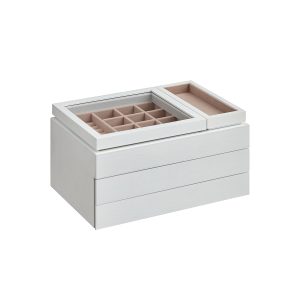 3-Layer Wooden Jewelry Storage