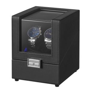 Automatic Double Watch Winder Box with Quiet Motor
