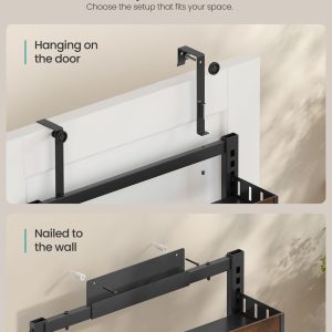 SONGMICS 8-Tier Over the Door Pantry Organizer