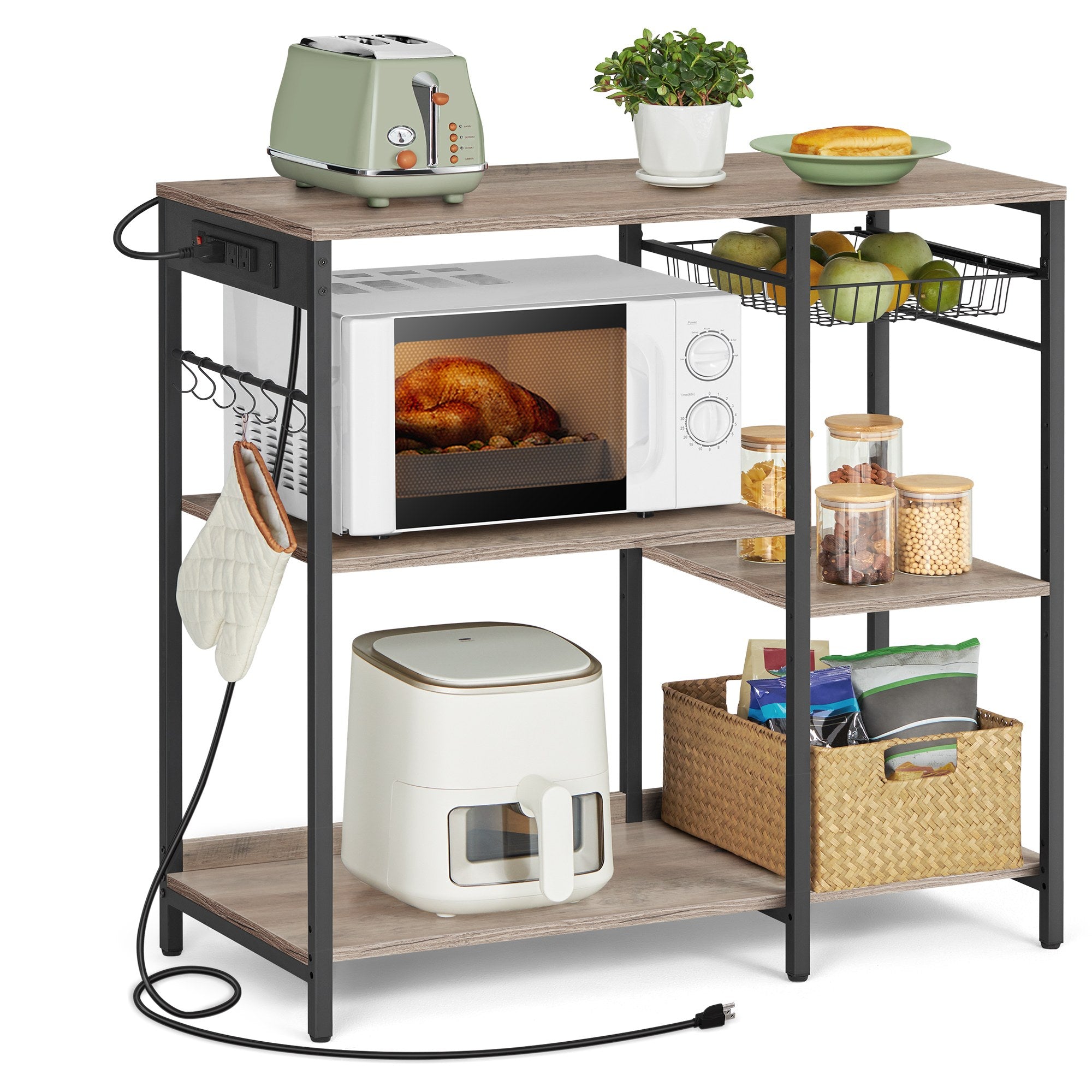 Baker's Rack with Charging Station - Image 3