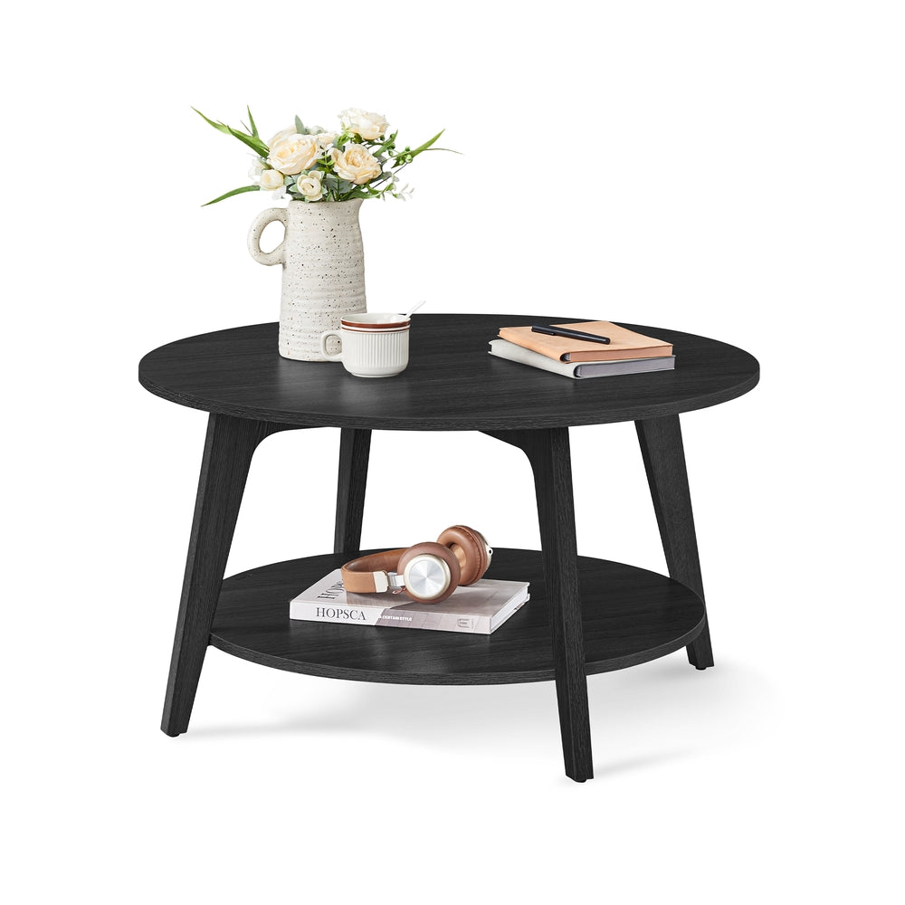 Maezo Collection - 2 Tier Round Coffee Table - Image 3