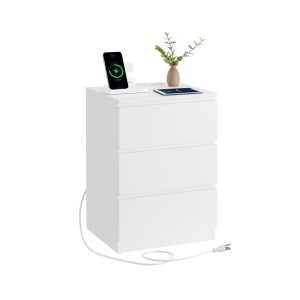 Kailyn Collection - Nightstand with Charging Station