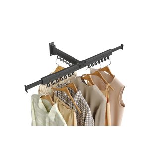 Clothes Drying Rack. Wall-Mounted Laundry Drying Rack