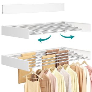 SONGMICS Wall Mounted Drying Rack