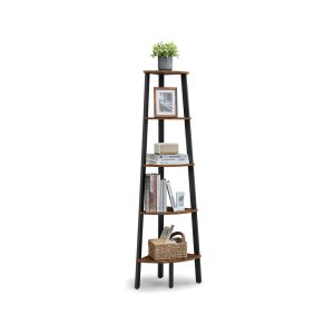 5-Tier Industrial Corner Shelf