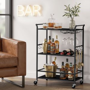 VASAGLE 3-Tier Bar Cart