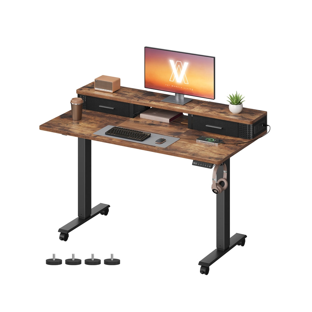 Balok Collection - Electric Standing Desk with Drawers - Image 3