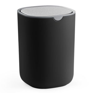 SONGMICS Mini Desk Trash Can with Lid