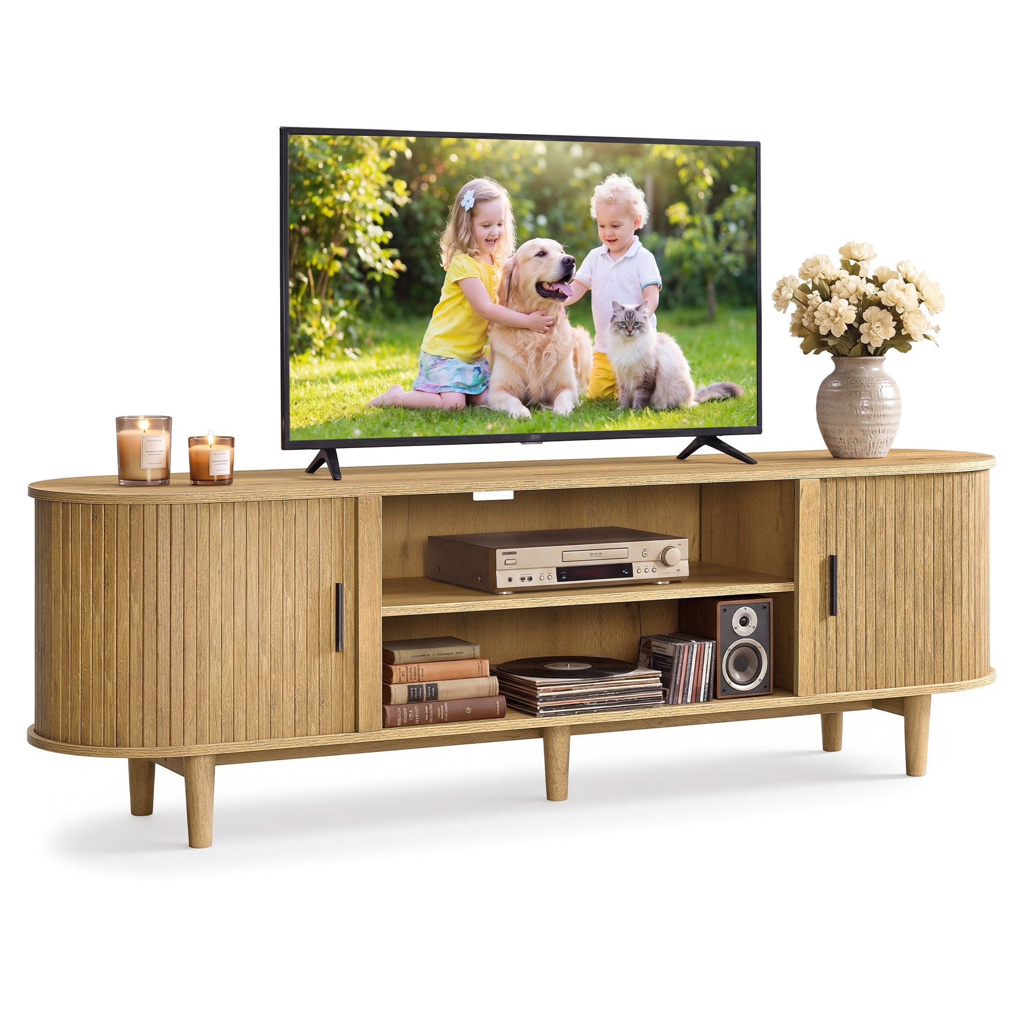 VASAGLE TV Stand for 80-Inch TVs - Image 2