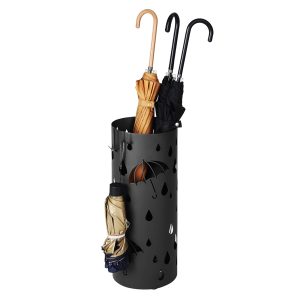 SONGMICS Umbrella Stand. Metal Umbrella Holder for Entryway