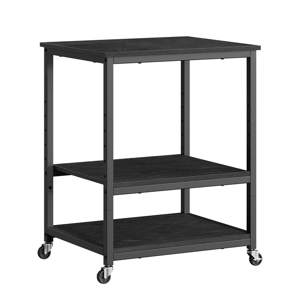 Move Office Supplies Easily with a Rolling Printer Stand - Image 4