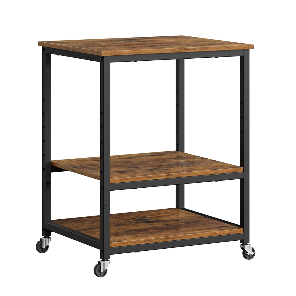 Move Office Supplies Easily with a Rolling Printer Stand - Image 2