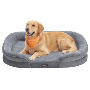 Feandrea Orthopedic XL Dog Bed. 42 Dog Couch with Removable Washable Cover