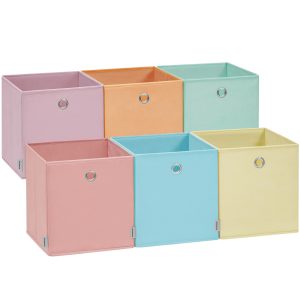SONGMICS Set of 6 Foldable Storage Boxes