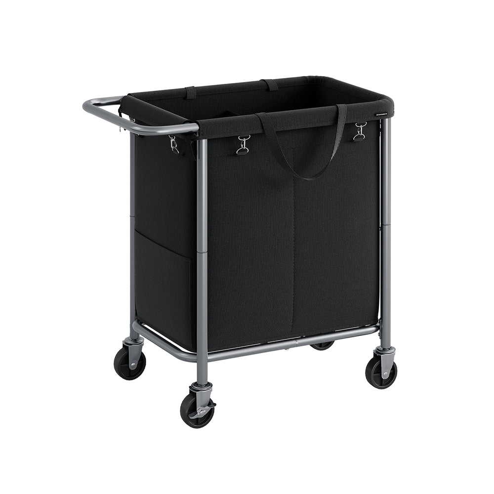 Laundry Basket with Wheels with Removable Liner and Handle - Image 6