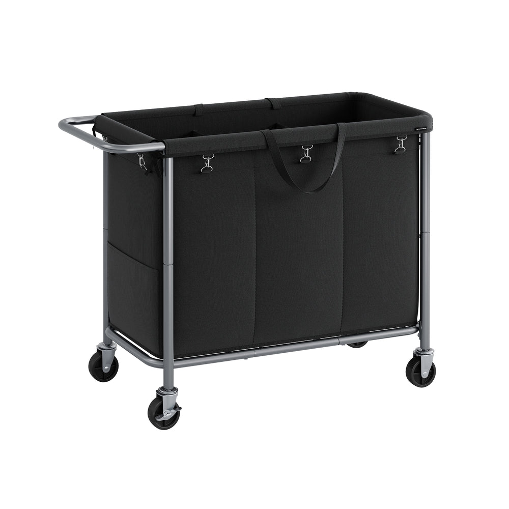 Laundry Basket with Wheels with Removable Liner and Handle - Image 10