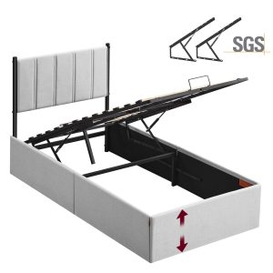 VASAGLE Lift Up Storage Bed Frame Twin Size