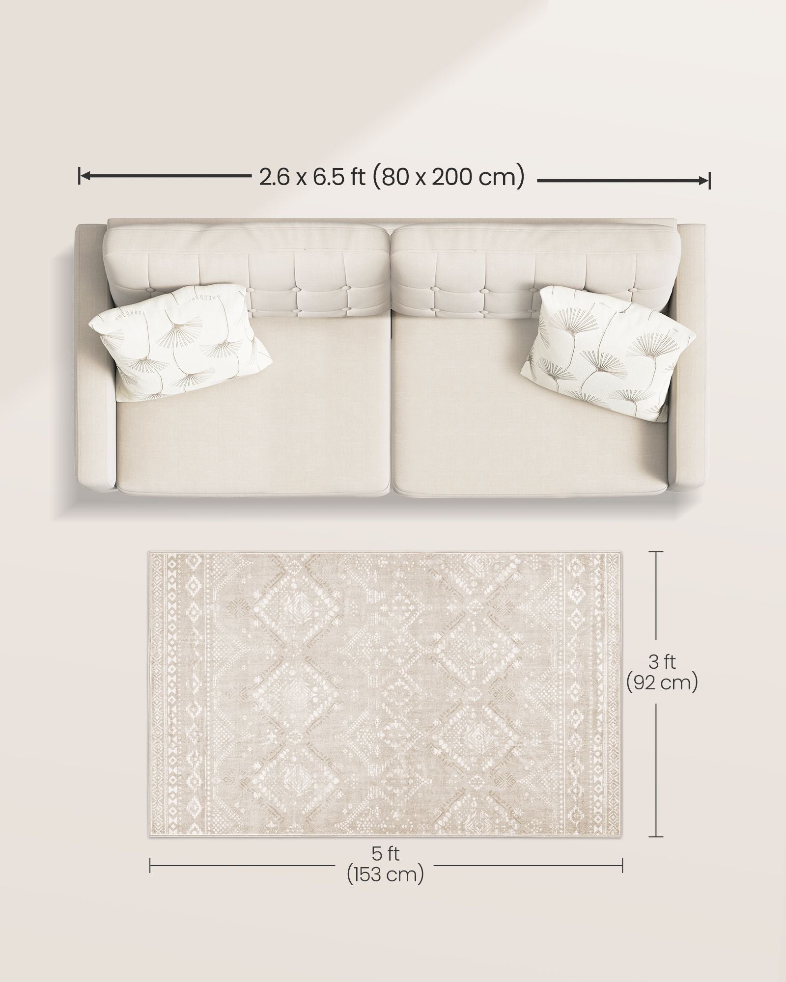 Area rug with non slip design and machine washable - Image 3