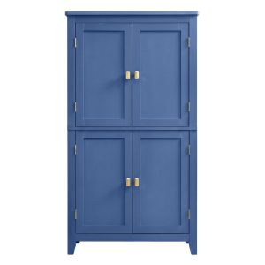 Helan Collection - Freestanding storage cabinet with adjustable shelves for bathroom