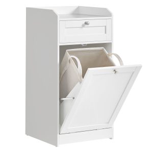 Bathroom Laundry Cabinet with Basket