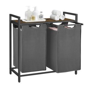 2 Bags Laundry Hamper with Removable Bags