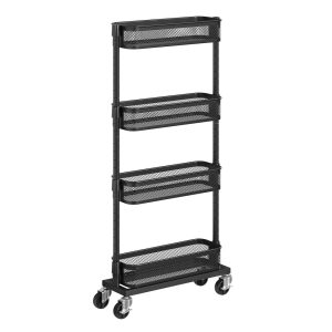 4-Tier Slim Storage Cart on Wheels
