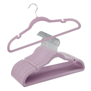 50-Pack Non-Slip Coat Hangers 16.9 Inches