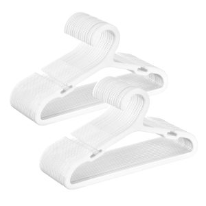 SONGMICS Hangers. Plastic Hangers for Closet. for Children. Space-Saving. Non-Slip