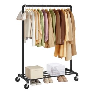 Clothes Rail on Wheels Max. Load 198 lb