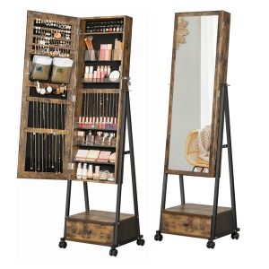 Floor-Standing Jewelry Cabinet Armoire