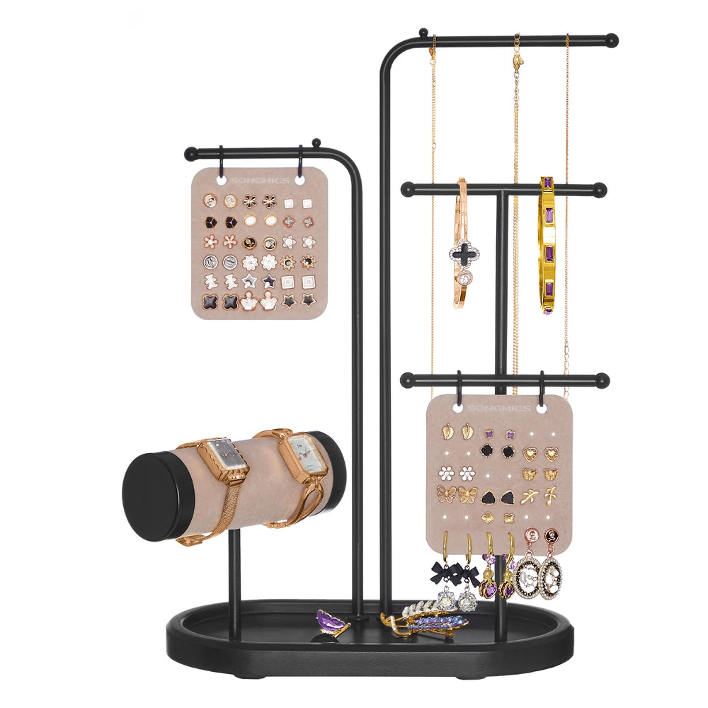 Jewelry Stand with 4 Hanging Rods - Image 2