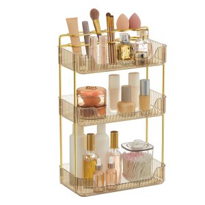 Multi-Tier Rectangular Makeup Organizer