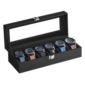 Lockable Watch Box with Keys