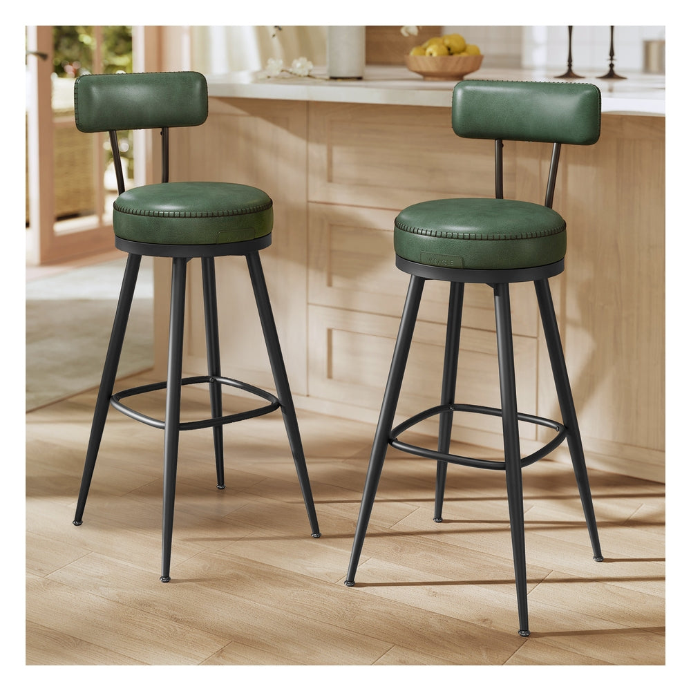 EKHO Collection - Swivel Bar Stools with Backs - Image 5