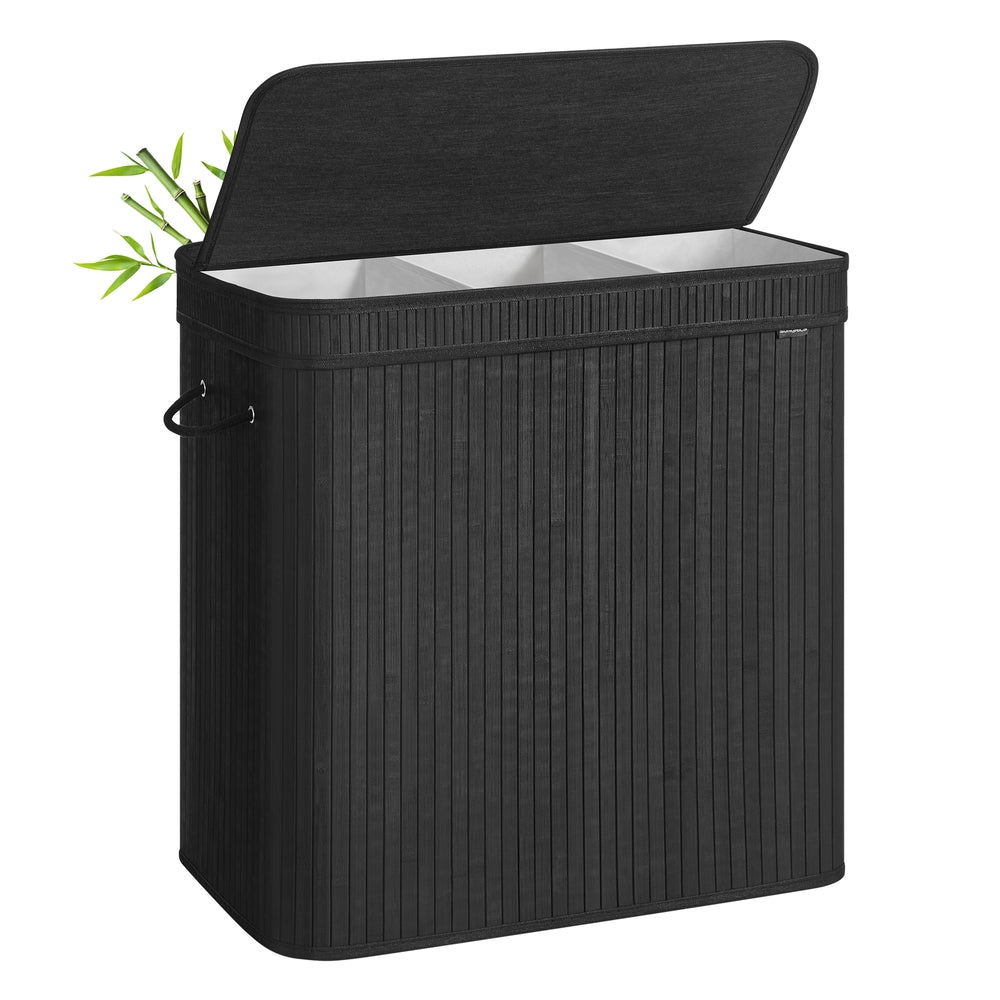 Dirty Clothes Storage Basket with Lid Liner - Image 4