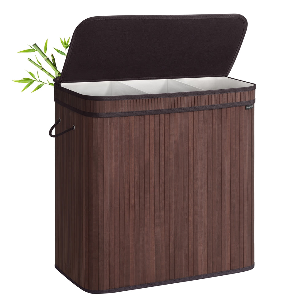 Dirty Clothes Storage Basket with Lid Liner - Image 3