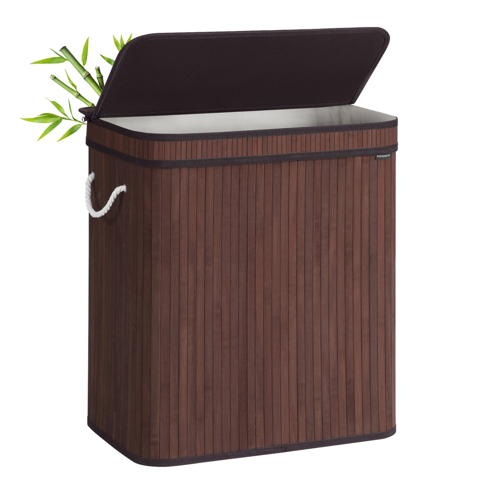 Dirty Clothes Storage Basket with Lid Liner - Image 2