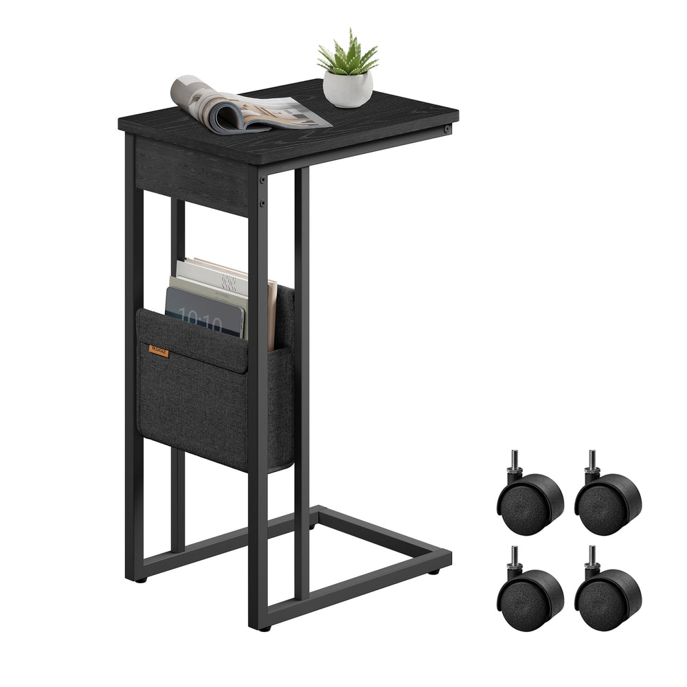 C-Shaped Side Table with Adjustable Feet - Image 6