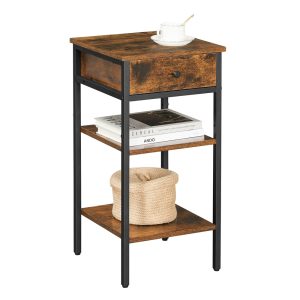 Tall Night Table with Drawer