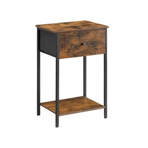 Nightstand with Fabric Drawer