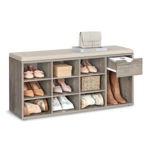 Entryway Bench with Cushion